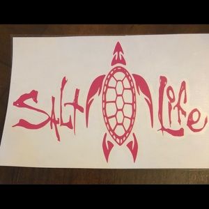 Salt life decal